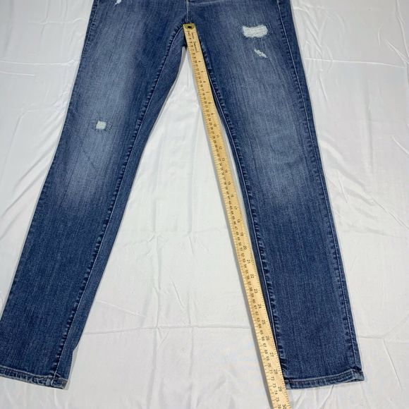 Ann Taylor LOFT Modern Skinny Denim Distressed Jeans Women’s Size 29/8 Inseam 29 - Picture 3 of 11